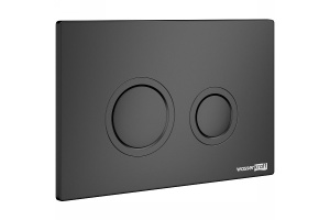 Система инсталляции для унитазов Wasserkraft Aller кнопка смыва черный матовый - 3