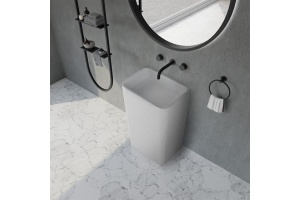 Раковина отдельностоящая ABBER Stein AS2505-H белая матовая - 2