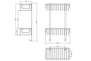 Полка Zorg Antic AZR U-3 BR - 2