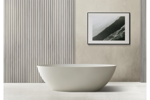 Ванна из искусственного камня Abber Stein 170х80 белый матовый - 2
