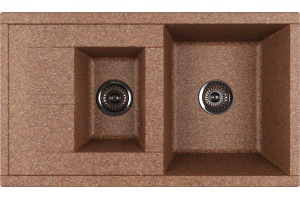 Мойка кухонная AQUATON Делия 87 терракотовая