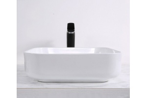 Раковина накладная Ceramalux N 38 белый (D1303) - 3
