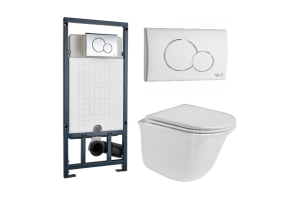 Комплект Weltwasser MARBERG 507 + TELBACH 004 GL-WT + MAR 507 RD GL-WT (10000011130)