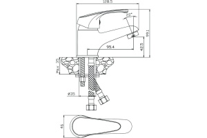 Смеситель Olive'S Avila 02100AV для раковины - 2