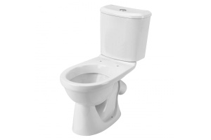 Унитаз-компакт Бореаль 1WH302147 с диагональным выпуском, тарельчатый - 3