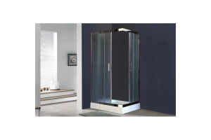 Душевой уголок Royal Bath HPD 100х90 профиль хром стекло матовое