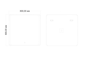 Зеркало с подсветкой 
