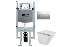 Комплект Weltwasser AMBERG 497 ST + ROTBACH 004 GL-WT + AMBERG RD-CR (10000006744)