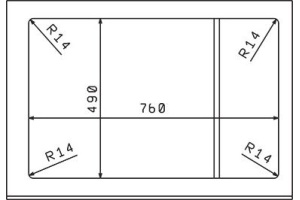 Мойка кухонная Florentina Липси 780К жасмин - 3