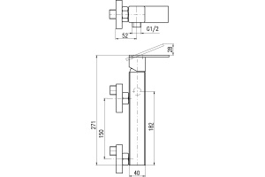 Смеситель для душа Rav Slezak Loira хром (LR580.5) - 2