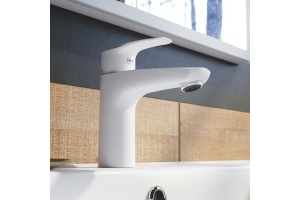 Смеситель Iddis Ray для раковины, белый RAYWT00i01 - 3