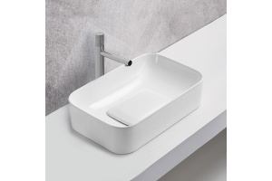 Накладная раковина Vincea 50х38 белая - 2