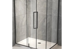 Душевой уголок Veconi Rovigo RV-034B 120х100 профиль черный (RV034B-120100-01-C7) - 3