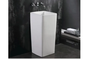 Раковина напольная CeramaLux N 40 см белый (P7005L) - 3