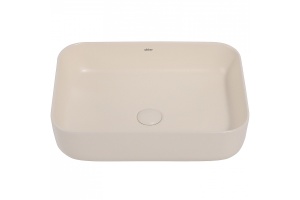 Накладная раковина Abber Rechteck 50 бежевая матовая