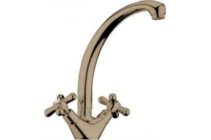 Смеситель Webert Armony AM780302 бронза для кухонной мойки