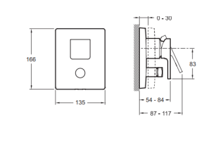 Смеситель Jacob Delafon Strayt E98633-CP для ванны с душем - 2