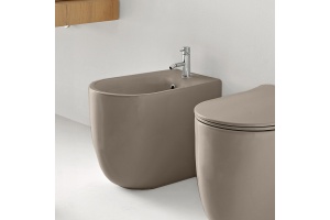 Биде напольное Kerasan Nolita бежевый матовый (532081*1)