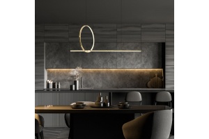 Подвесной светильник Eurosvet Mist 90266/1 золото - 2