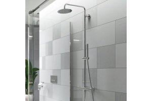 Душевая стойка Excellent Rain Termo Round хром - 2
