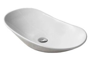 Раковина накладная CeramaLux N 46 см белый матовый (7811MW)