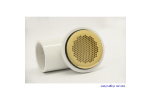 Ванна акриловая Excellent Glamour Soft 150х150 с гидромассажем белый - золото - 3