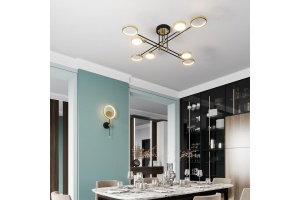 Потолочная светодиодная люстра Odeon Light Midcent Denzel 4320/75CL - 3