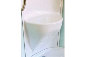 Душевая кабина Royal Bath 80х80 хром стекло прозрачное - 3