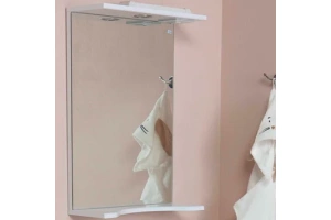 Зеркало Onika Коралл 45 с полкой, белый (204501) - 2