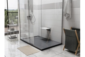 Поддон для душа Wasserkraft Wiese 140x80 серый матовый - 2