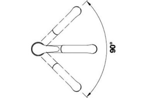 Смеситель для кухонной мойки Blanco Daras серый (524199) - 3