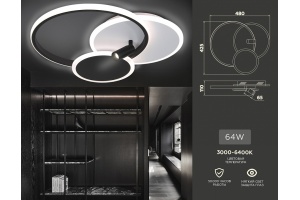 Потолочная люстра Ambrella FL FL5118 - 3