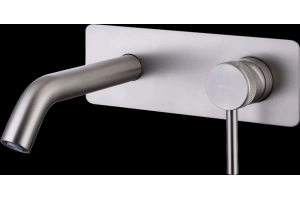 Смеситель для раковины Allen Brau Priority сталь матовый