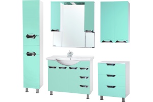 Тумба с раковиной Bellezza Белла Люкс 105 салатовая - 3