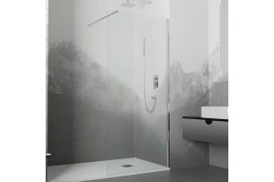 Душевая перегородка RGW Walk In WA-010 80х195 профиль хром стекло прозрачное