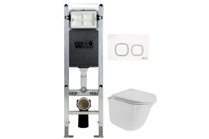 Комплект Weltwasser AMBERG 350 ST + TELBACH 004 GL-WT + AMBERG RD-WT (10000006590)