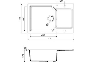 Мойка кухонная Omoikiri Yonaka 78-LB-BE ваниль - 3