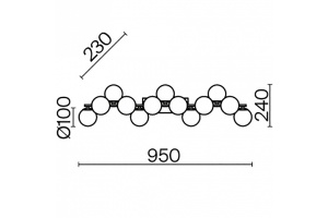 Бра Maytoni Dallas MOD547WL-13BS - 2
