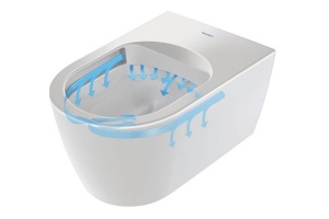Унитаз подвесной Duravit Me by Starck с крышкой, белый (2529590000) - 2