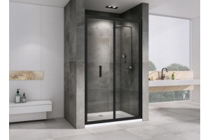 Душевая дверь Abber Sonnenstrand 90 черный, матовый (AG07090B) - 2