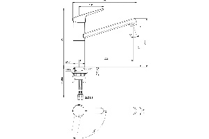 Смеситель для кухни Ideal Standard Ceraflex хром - 3