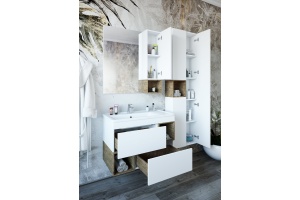 Мебельная раковина Санта Kirovit Фостер 80 R - 2