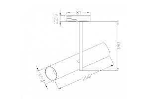 Трековый светильник Maytoni Track TR005-1-GU10-W - 3