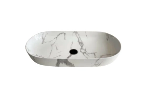 Раковина накладная CeramaLux MNC 81 см под камень/белый,серый (350)