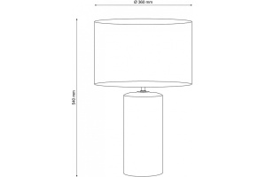 Настольная лампа декоративная Lucia Tucci Harrods 5 HARRODS T943.1 - 3