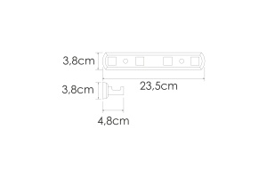 Rhin K-8774 Кронштейн настенный - 3