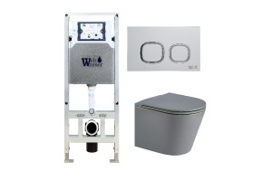 Комплект Weltwasser AMBERG 506 + SALZBACH 041 MT-GR + AMBERG RD-WT (10000011111)