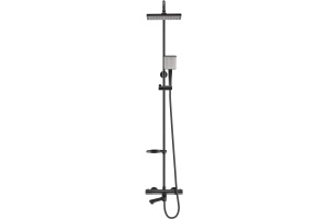 Душевая стойка Swedbe Hermes черный матовый (5117B) - 3