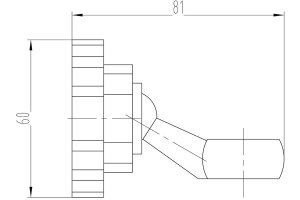 Настенный держатель Milacio MC.003.BR - 2