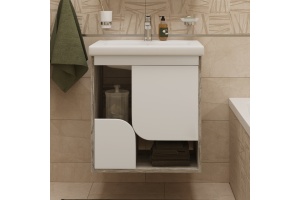 Тумба с раковиной DIWO Самара 60 дуб скандинавский